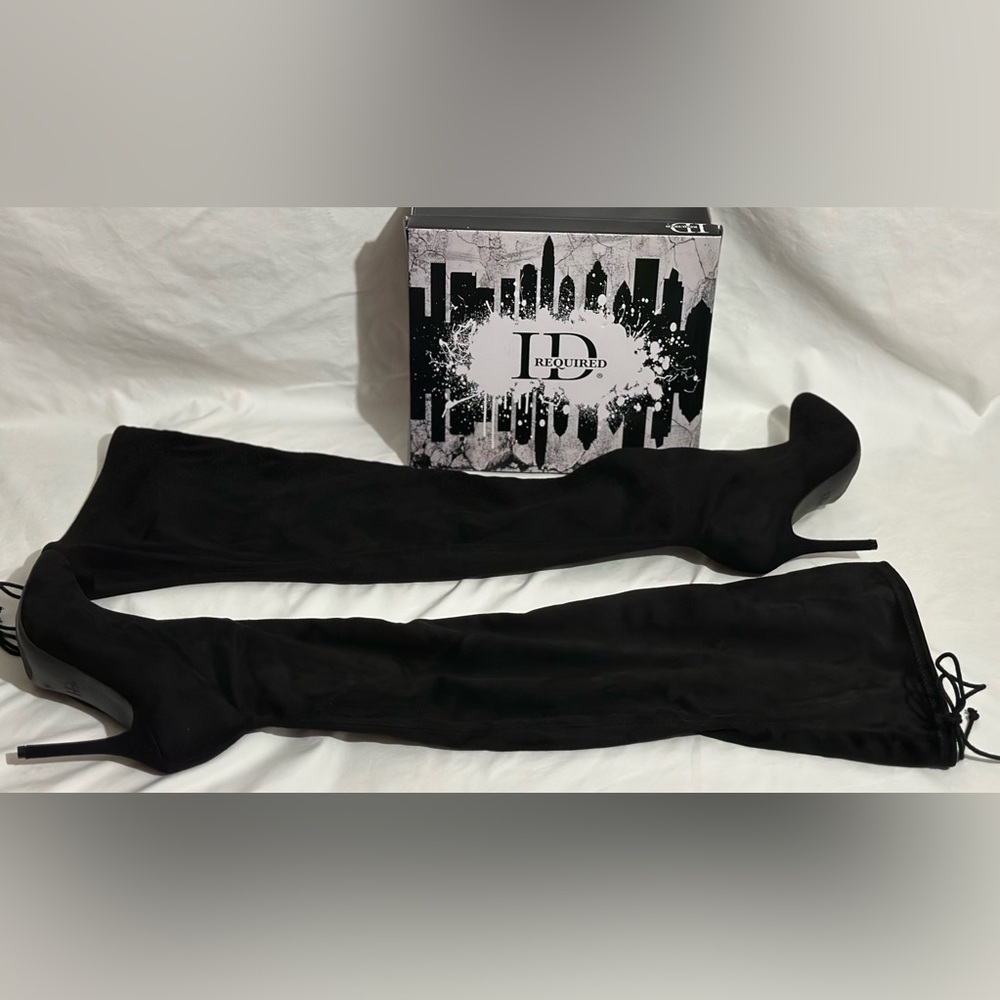 ID Required Black Boots